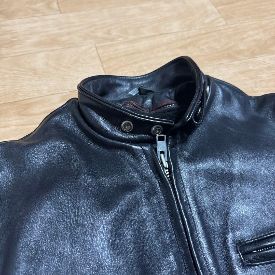 専用 SCHOTT 641 シングルライダースジャケット ボアライナー 38 L