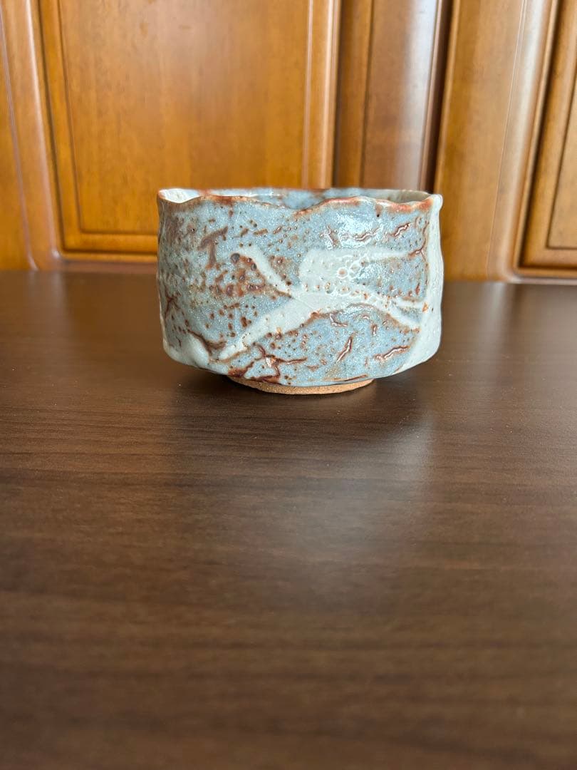 鼠志野　茶碗