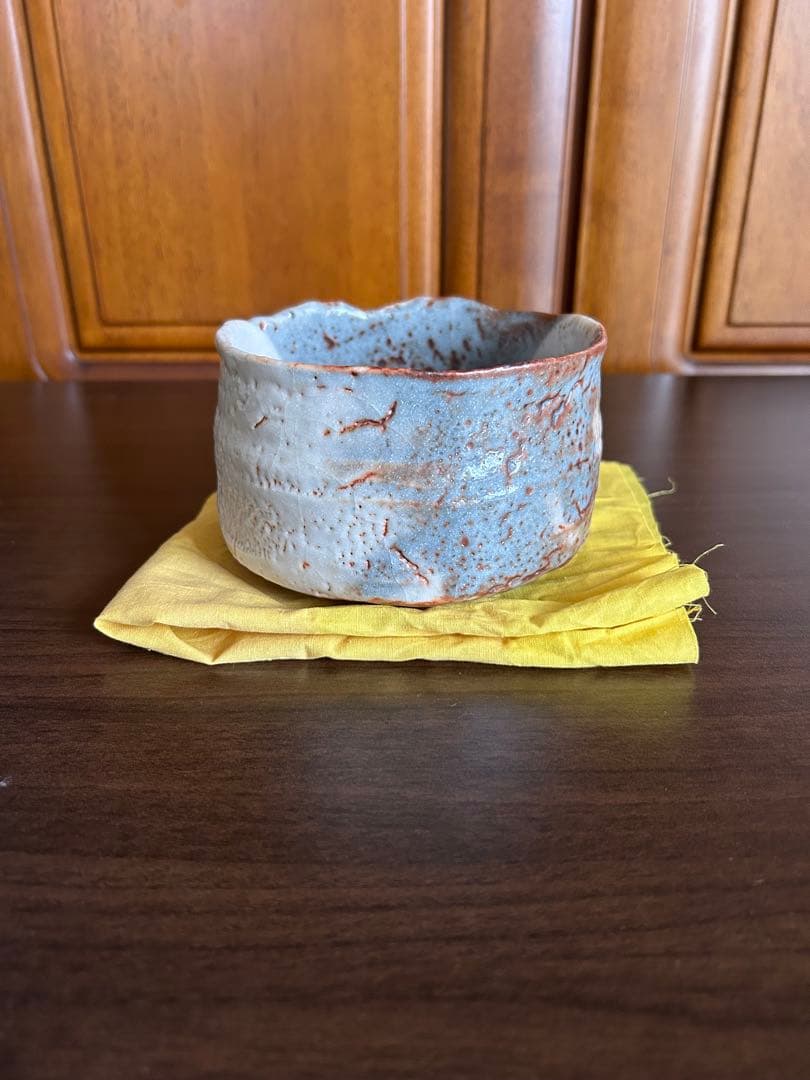 鼠志野　茶碗