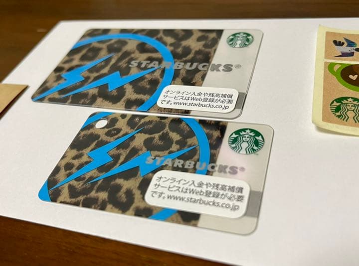 スターバックス 2枚セット スタバ カード　フラグメント キーホルダー 正規品