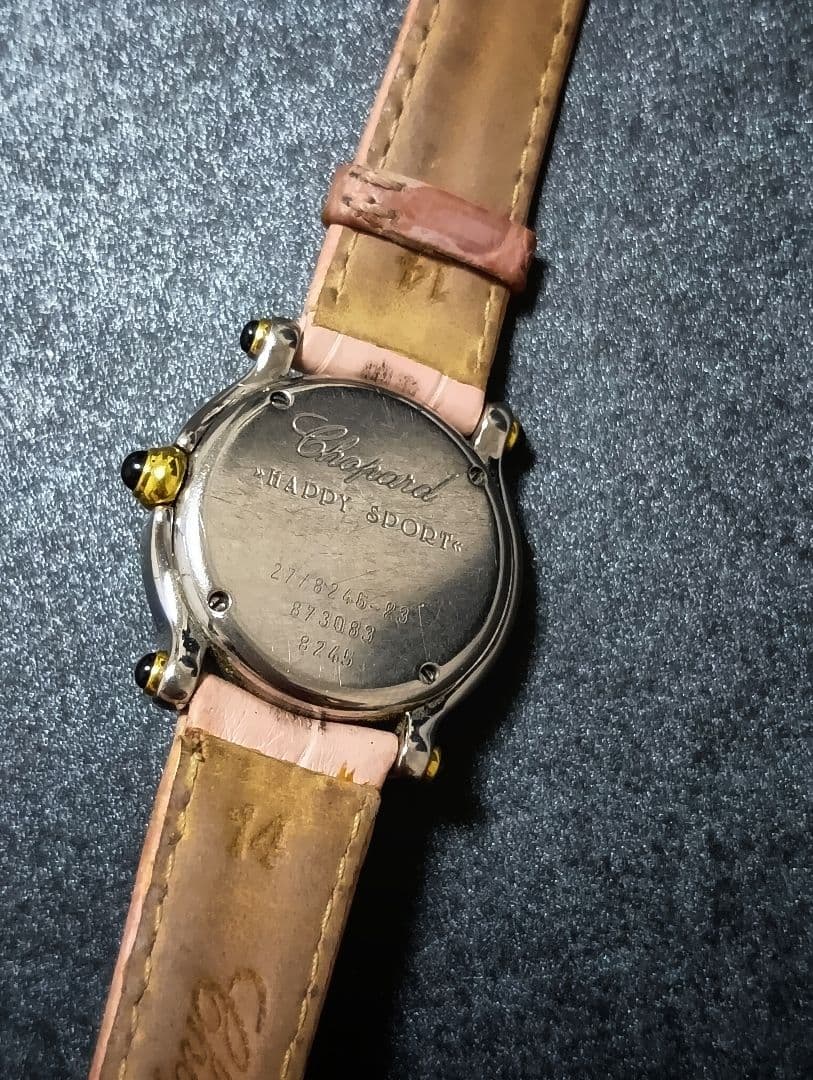 【限定品】★ Chopard 時計 シルバー×ゴールド ★替えベルト付【月と星】