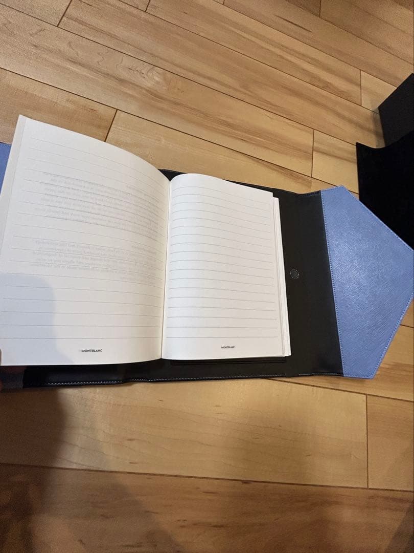 未使用品★モンブラン オーグメントペーパー ライトブルー　ボールペン　ノート付
