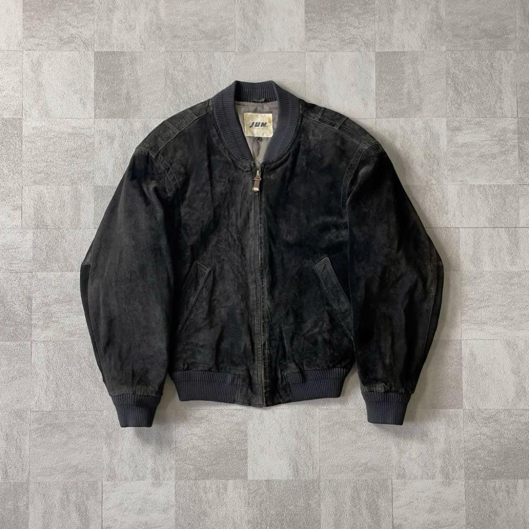 90’s Suede Leather Blouson Bomber Jacket