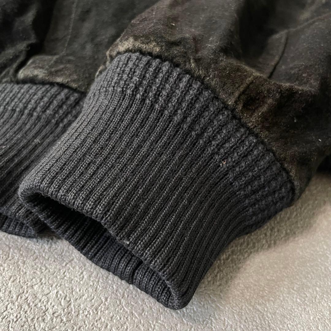 90’s Suede Leather Blouson Bomber Jacket