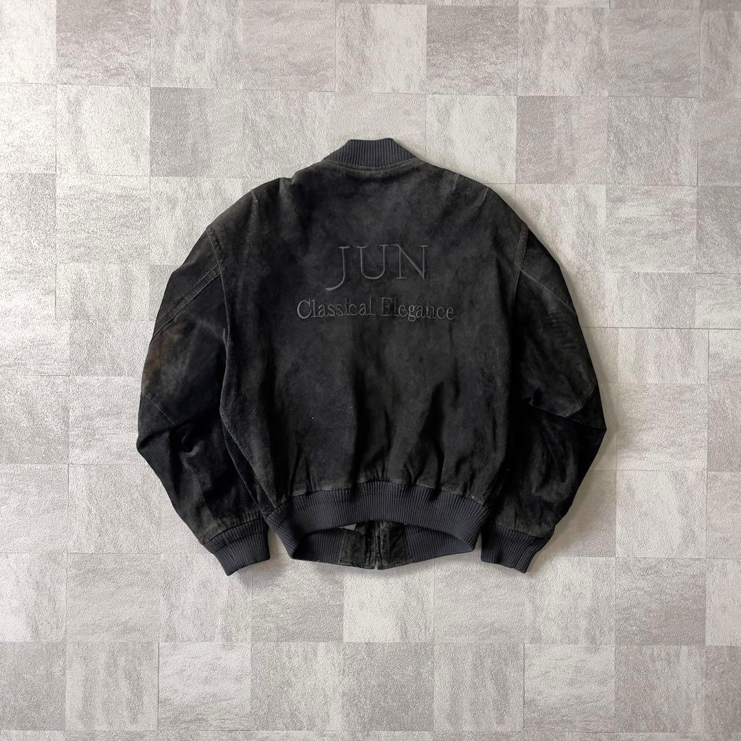 90’s Suede Leather Blouson Bomber Jacket