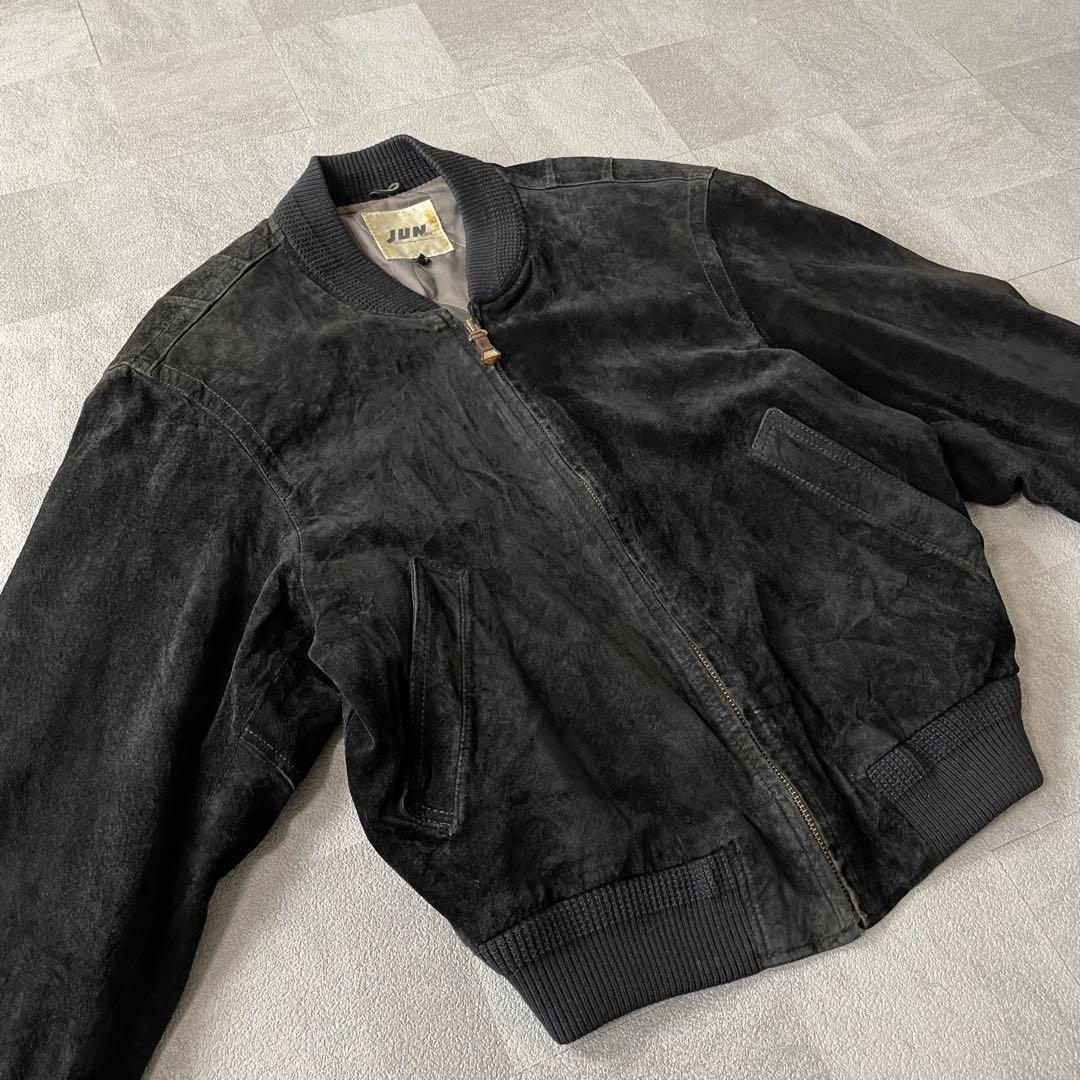 90’s Suede Leather Blouson Bomber Jacket