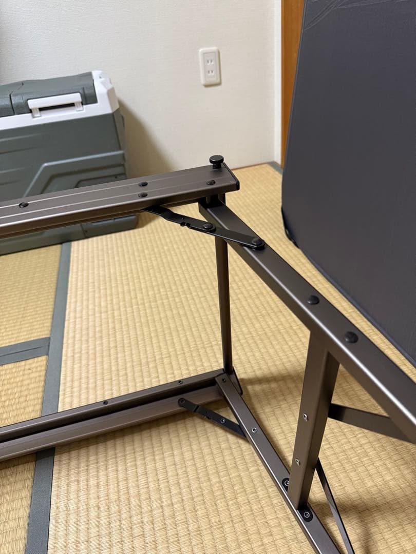 ラーテルワークスウッドパネルテーブル(アッシュグレイ)