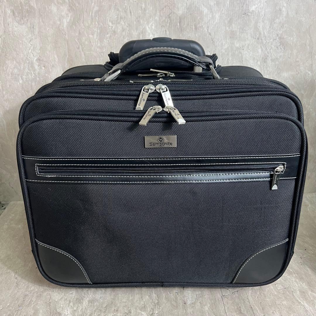 極美品 付属品多数 Samsonite PCバック ポーチ付 キャリーバッグ