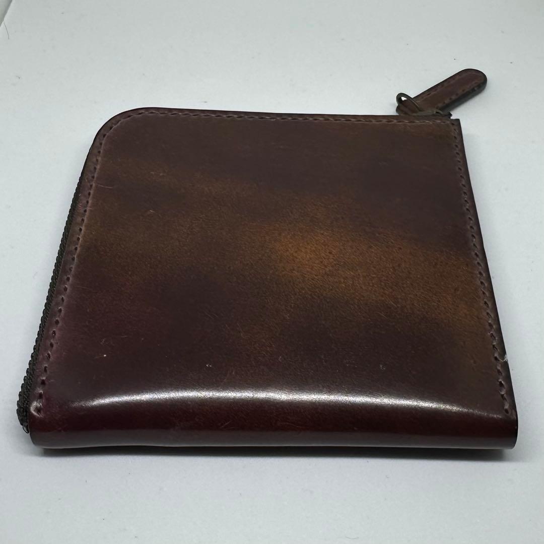 three2four SIZ シェルコードバン マーブルダークコニャック