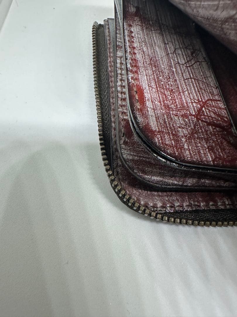 three2four SIZ シェルコードバン マーブルダークコニャック