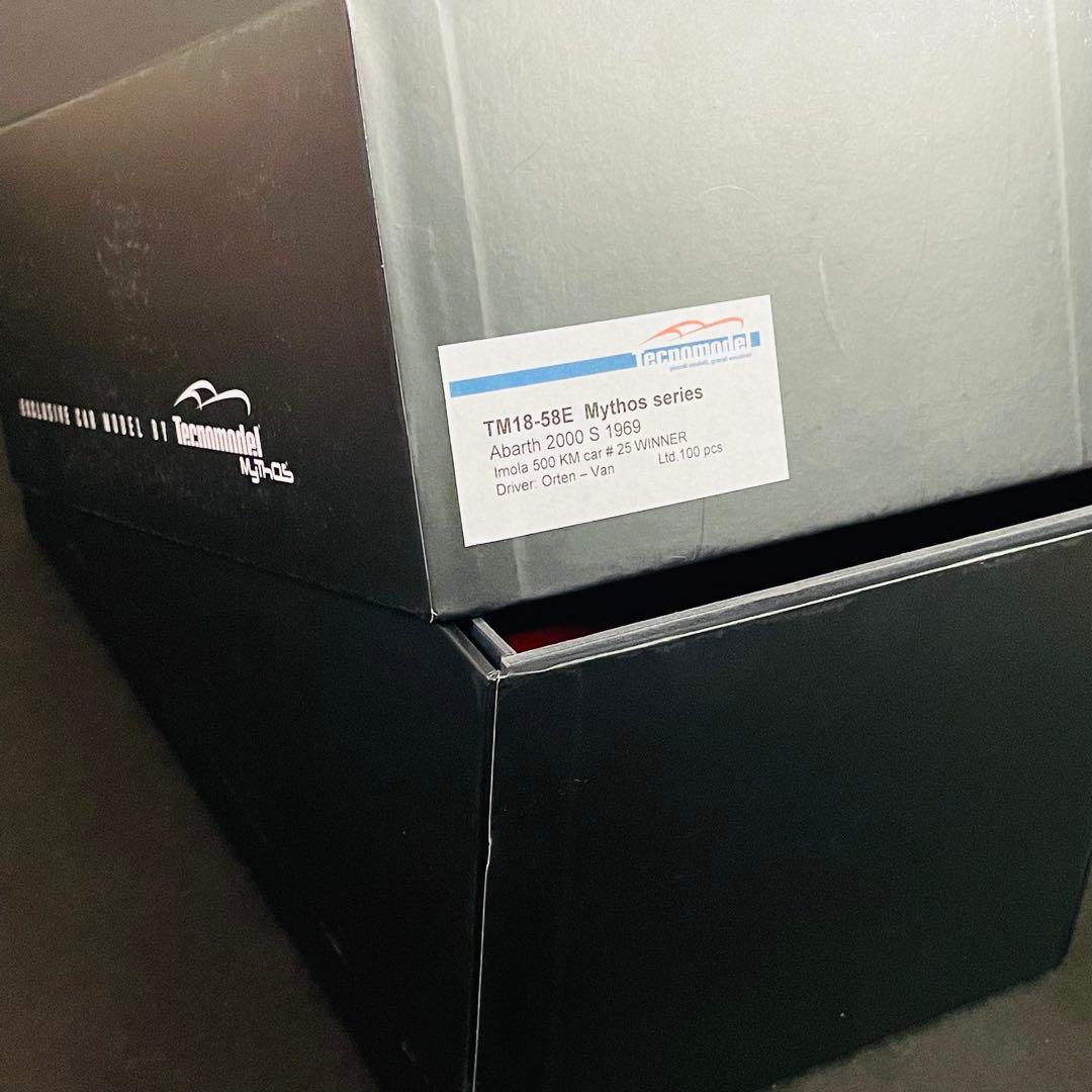 100台限定 1/18 Tecnomodel アバルト 2000SP SE010