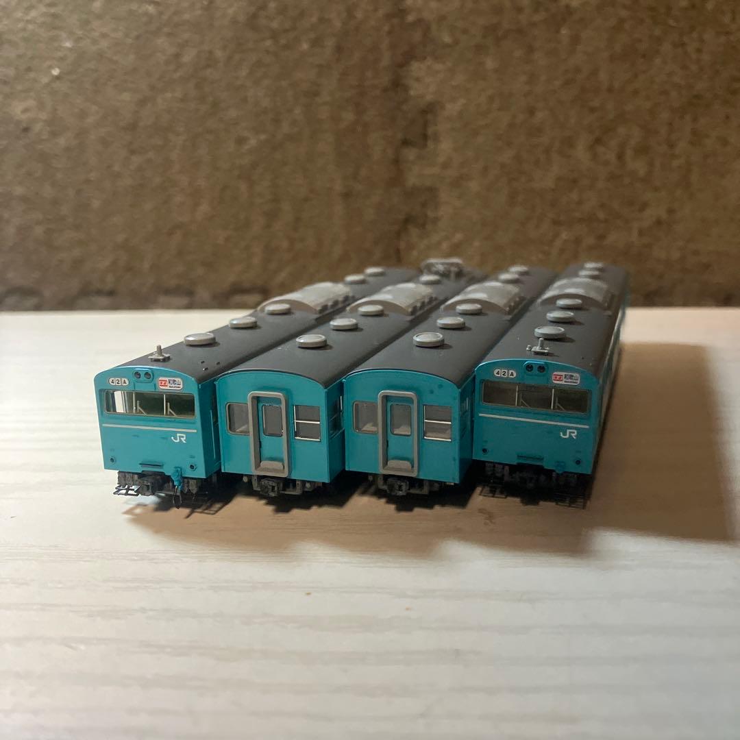 トミックス　103系(高運転台非ATC車・スカイブルー)基本セット　ジャンク品