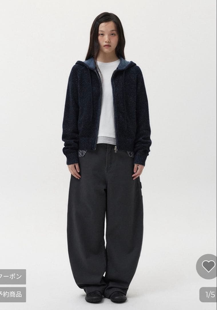 韓国 OHESHIO CHECK POCKET CARPENTER PANTS