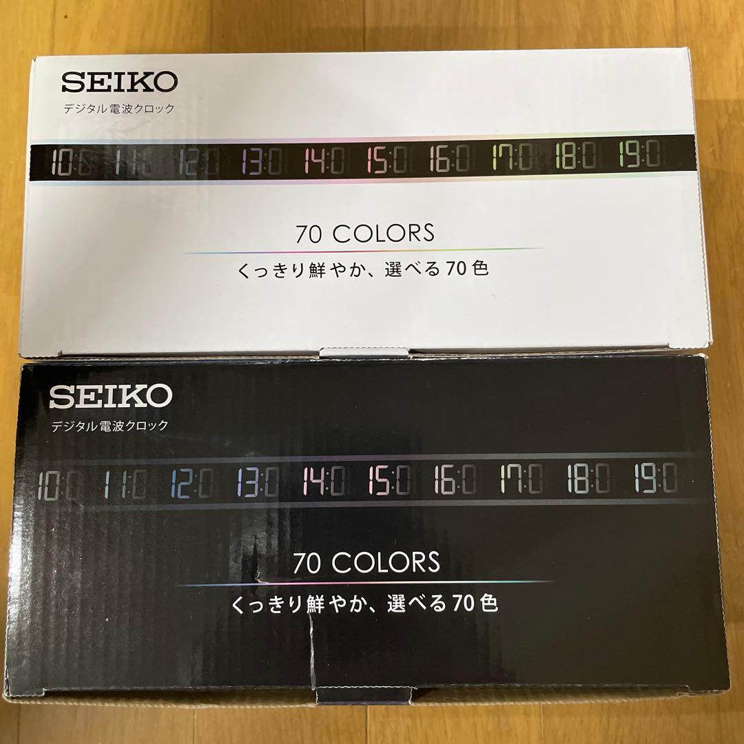 SEIKO C3 デジタル置時計 70色 DL305K DL306B