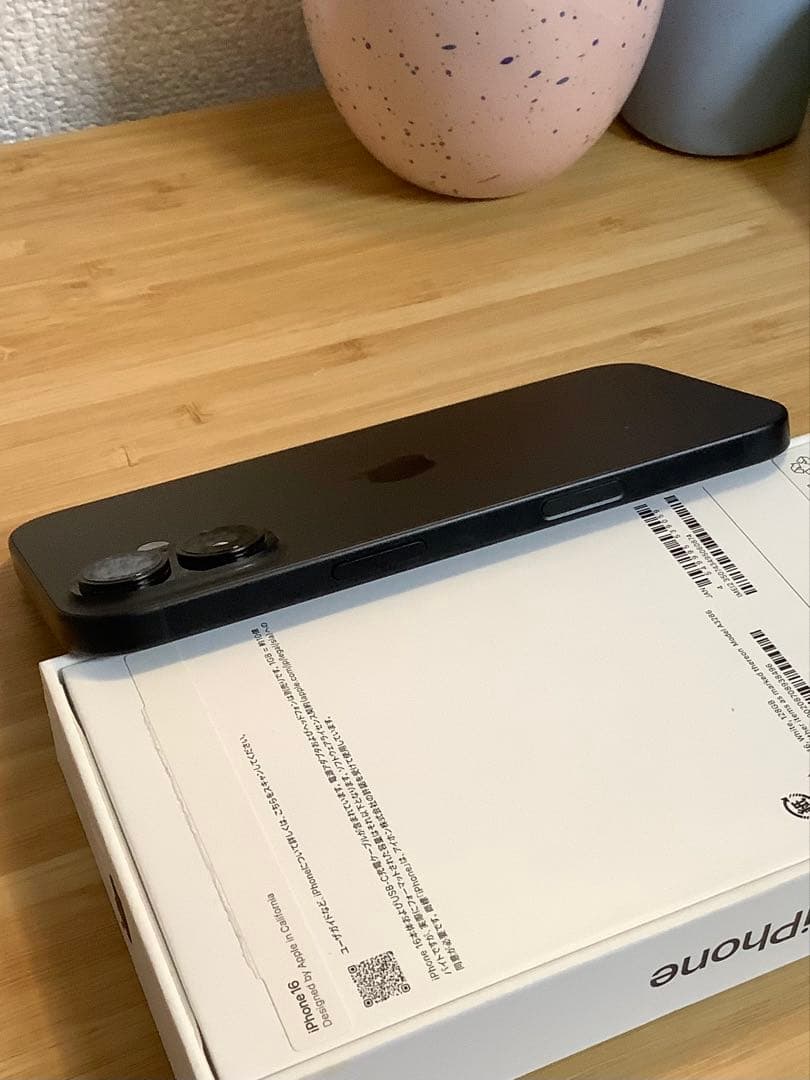 Apple iPhone16本体 ブラック128GB【即日発送】