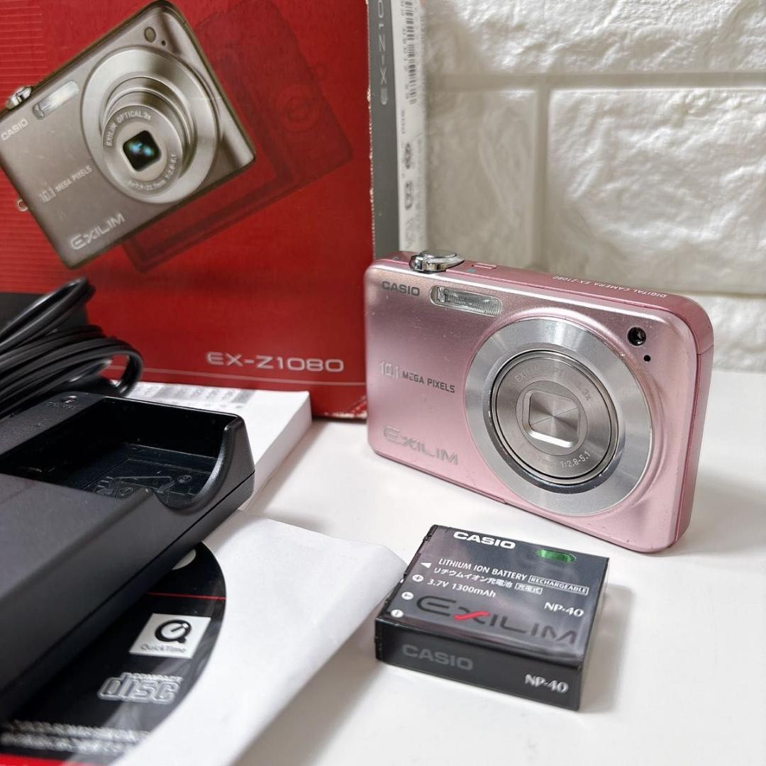 CASIO カシオ EX-Z1080 ピンク コンパクトデジタルカメラ 大人気