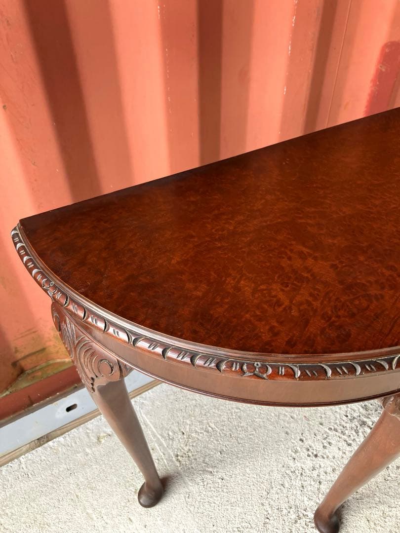 ヴィンテージ　英国製　マホガニー材　コンソール