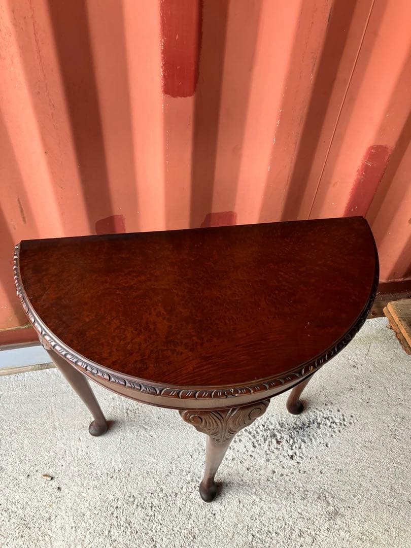 ヴィンテージ　英国製　マホガニー材　コンソール