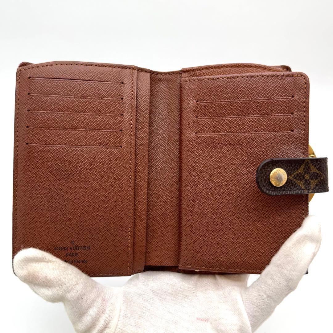 【新型】極美品ルイヴィトン　モノグラム　ヴィエノワ　カード８枚　コンパクト　財布