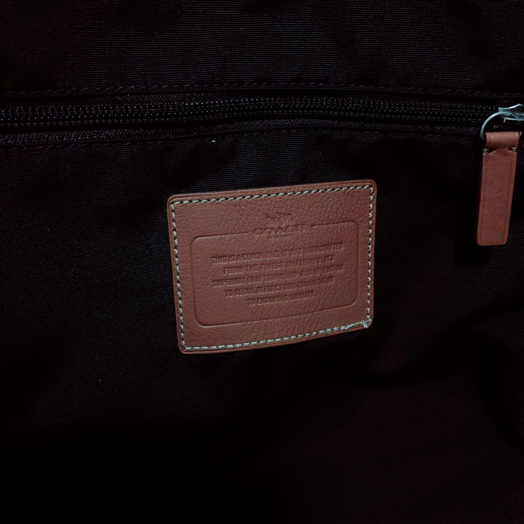 【美品】コーチ coach 2way ボストンバッグ レザー 男女兼用　大容量