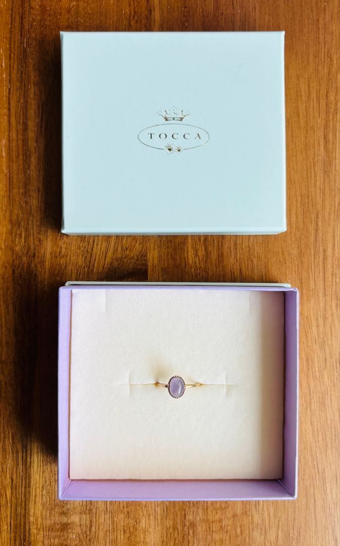 ラベンダー翡翠10K 13号リング | TOCCAジュエリー