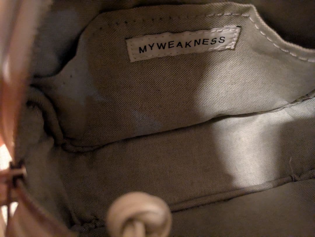 my weakness マイウィークネス スカラバッグ ホワイト