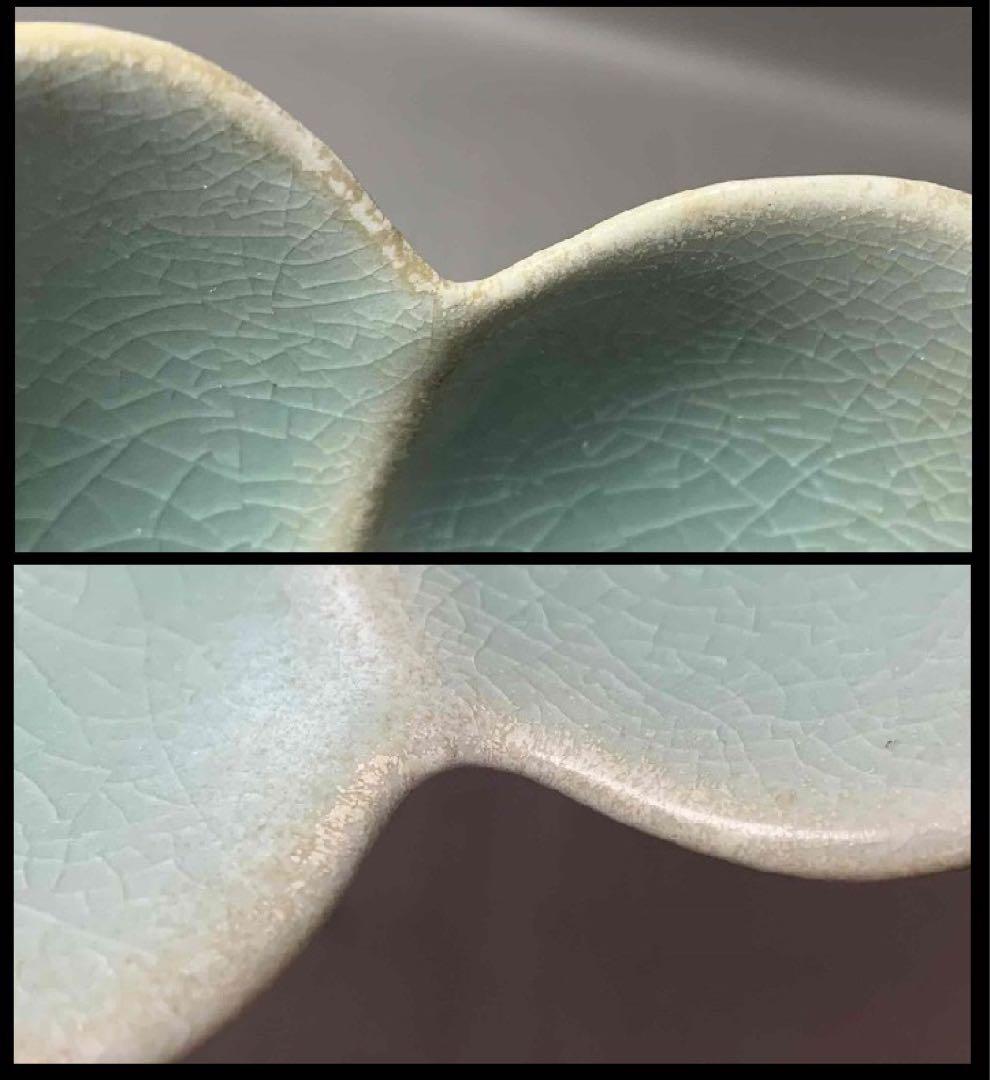 中国 見込み花図　花形洗筆（鉢）　u6230931