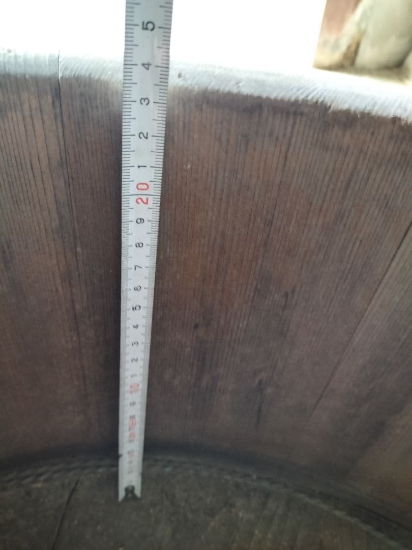 送料込み　レトロ巨大桶　商品説明必読を