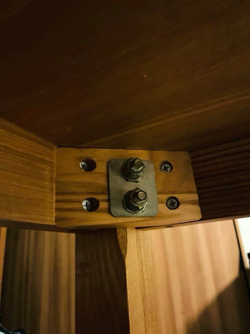 無印良品　円形木製ダイニングテーブル　取り扱い説明書つき