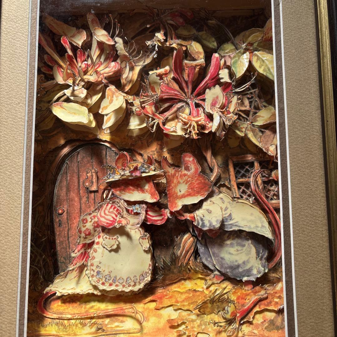 ブランブリーヘッジデコパージュ額