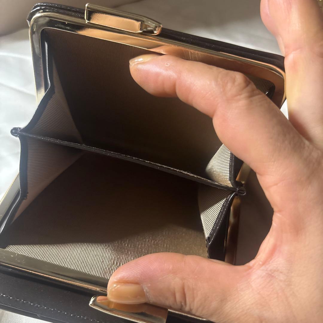 TOPKAPI 財布レオパードへアカウがま口2つ折り財布　新品 箱付き