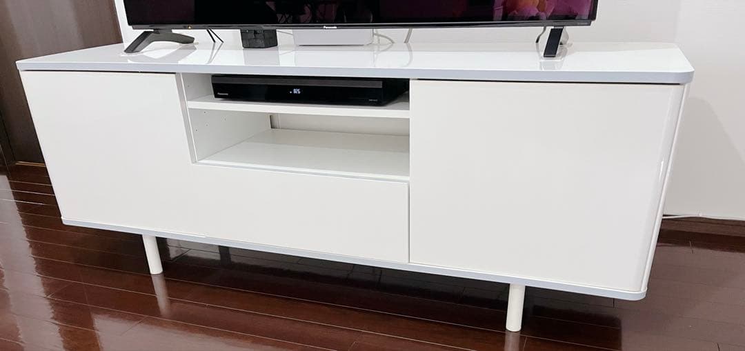 【美品】IKEA テレビ台 ホワイト 収納たっぷりTV台 横幅160cm