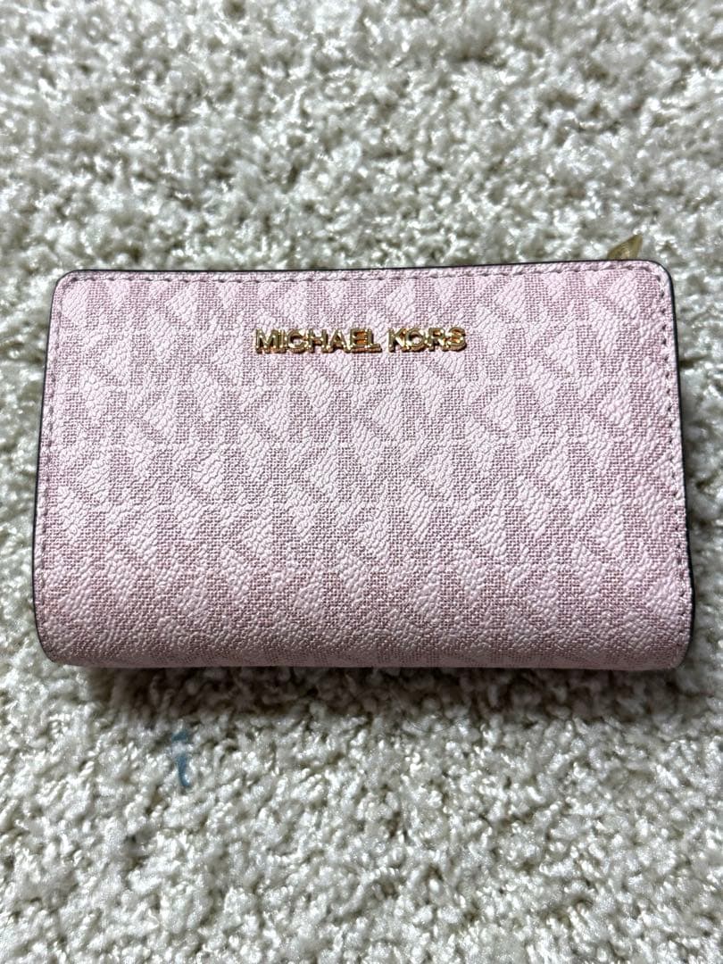 MICHAEL KORS ピンク 二つ折り財布 新品未使用