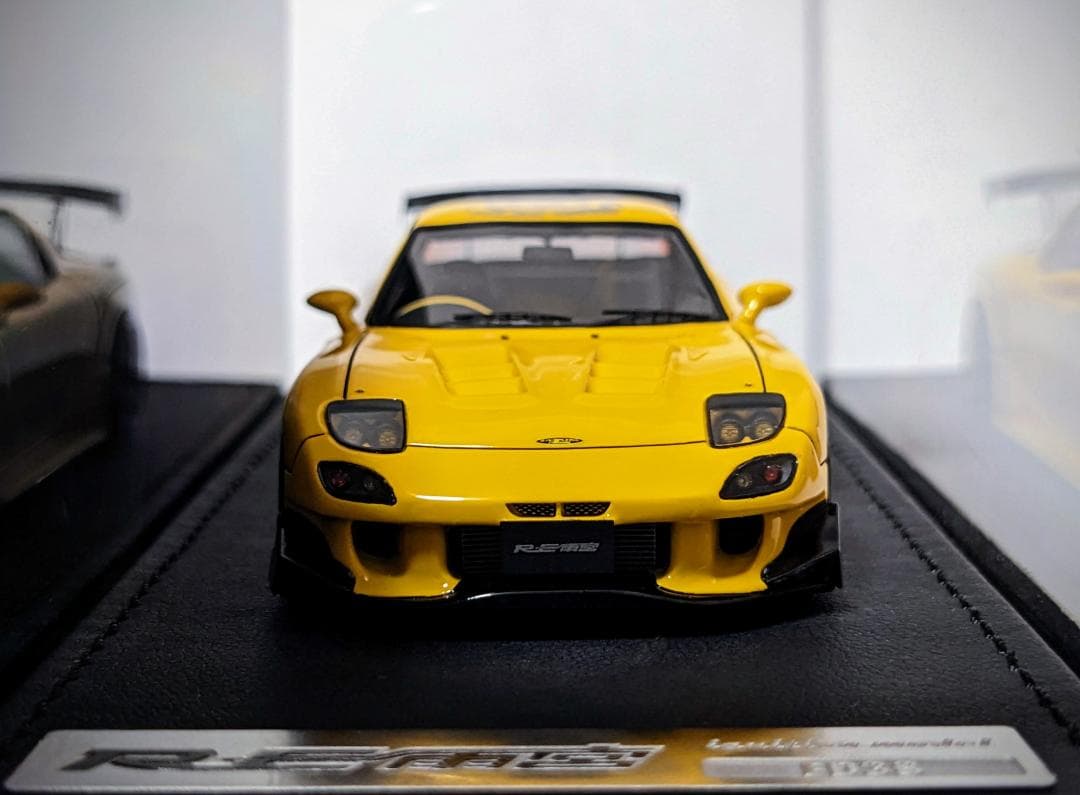 イグニッションモデル 1/43 マツダ RX-7 FD3S RE雨宮 イエロー
