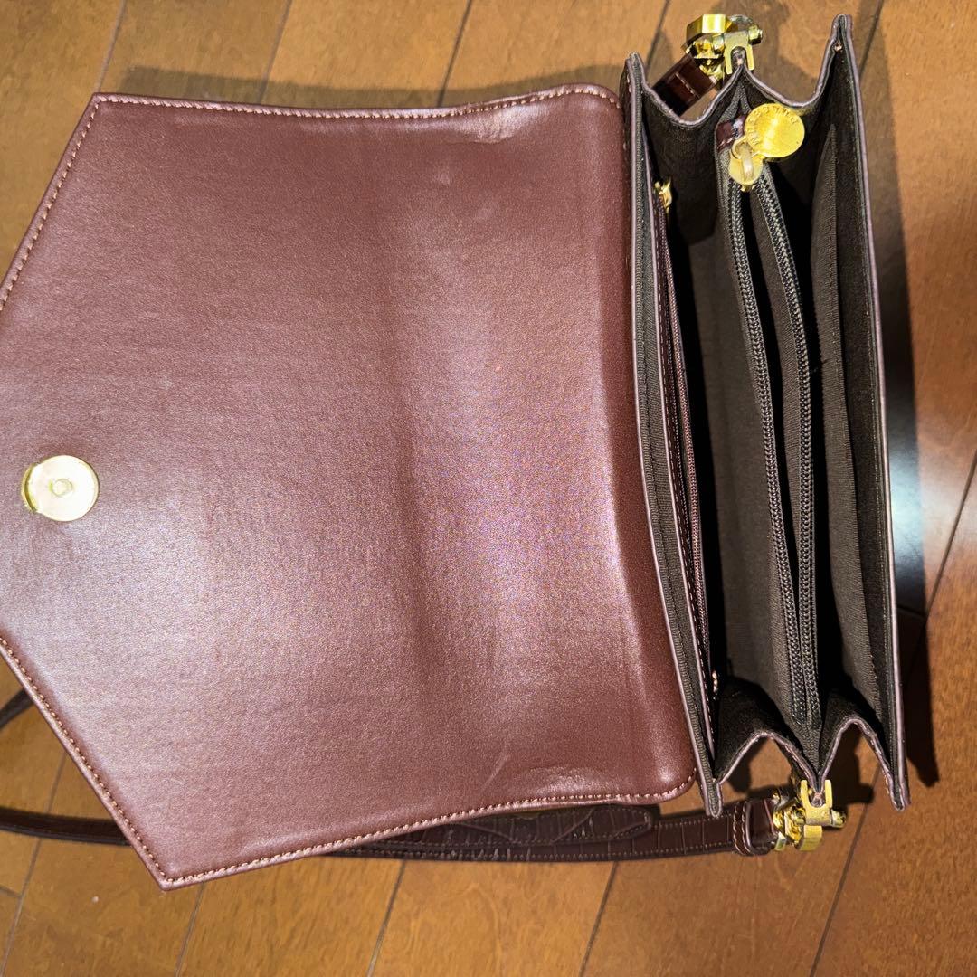 tnewties No.5 レザーショルダーバッグ