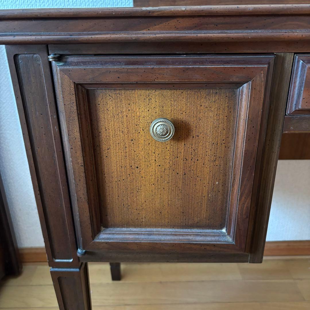 kosuga 木製 ドレッサー 鏡付き アンティーク クラシック