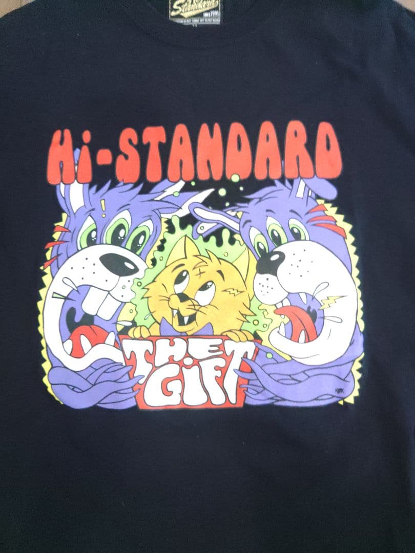 Hi-STANDARD Tシャツ（ホワイト/ブラック）キッズ(イエロー/ブルー)
