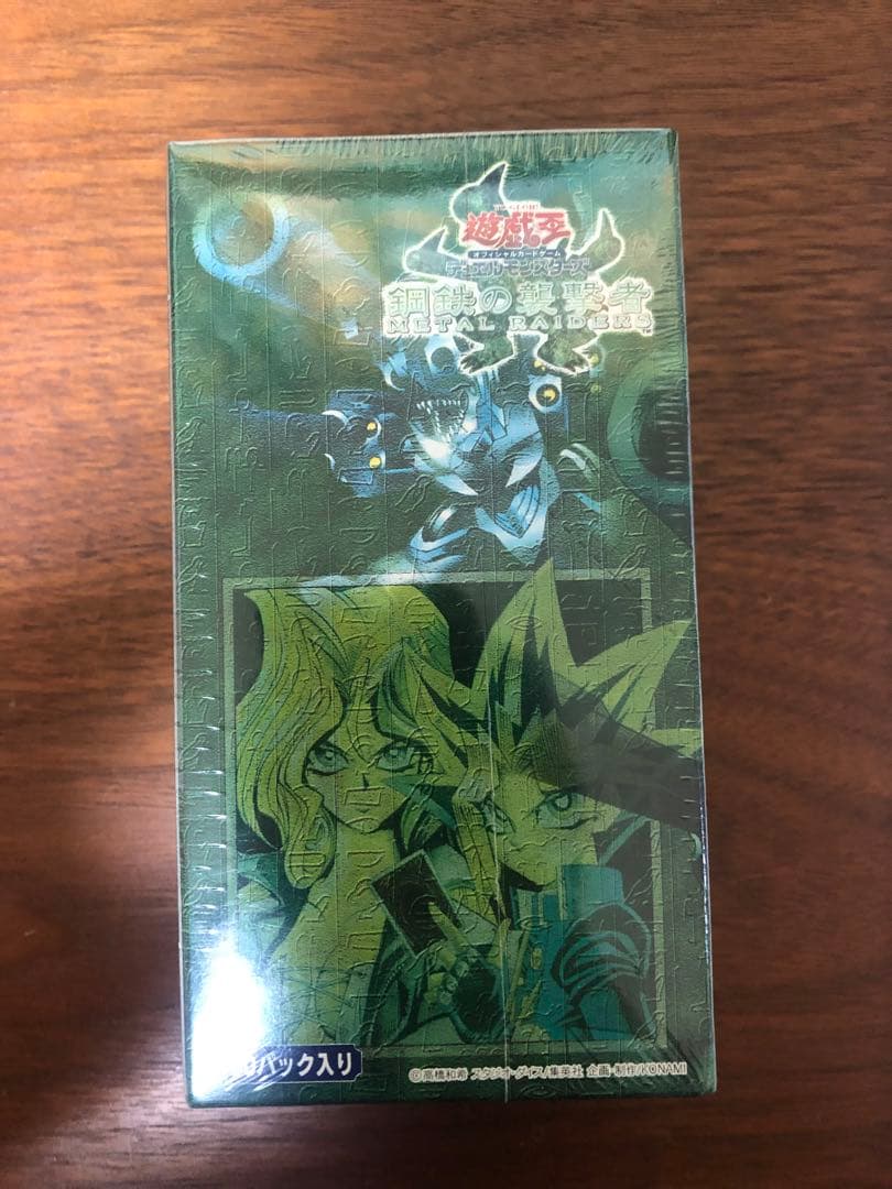 遊戯王　未開封絶版BOX 鋼鉄の襲撃者L RAIDERS シュリンク付き