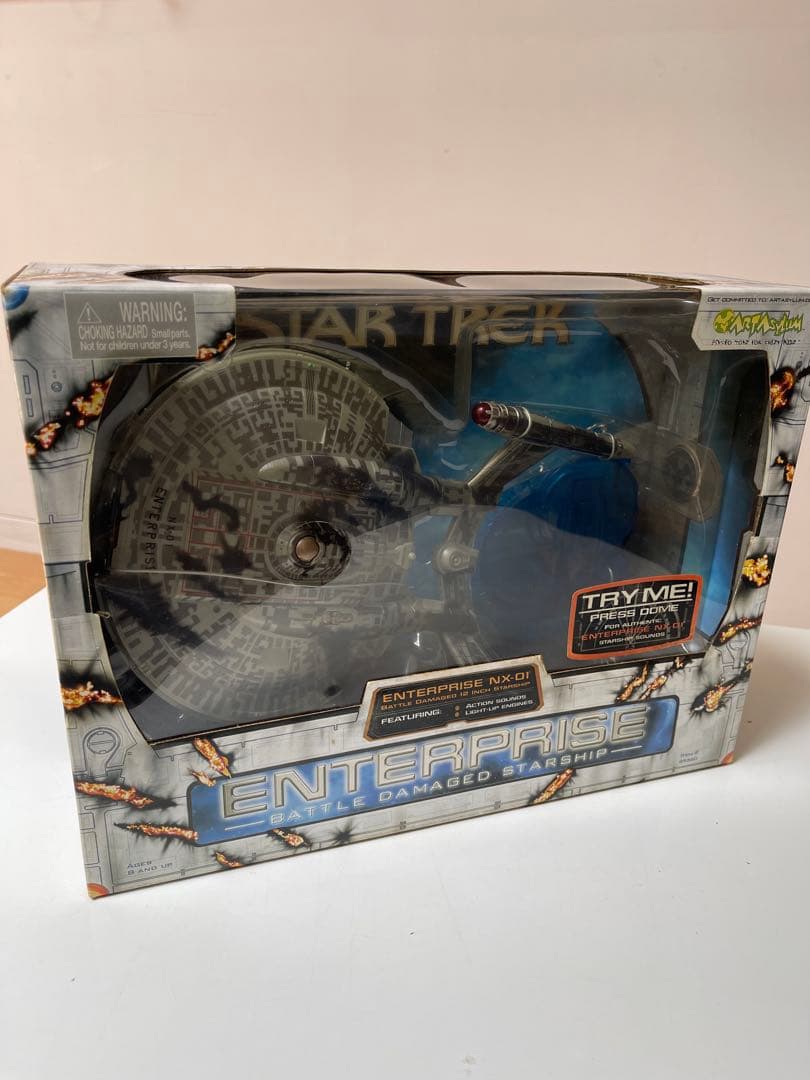 年末年始セール　スタートレック　エンタープライズ　NX-01 バトルダメージ