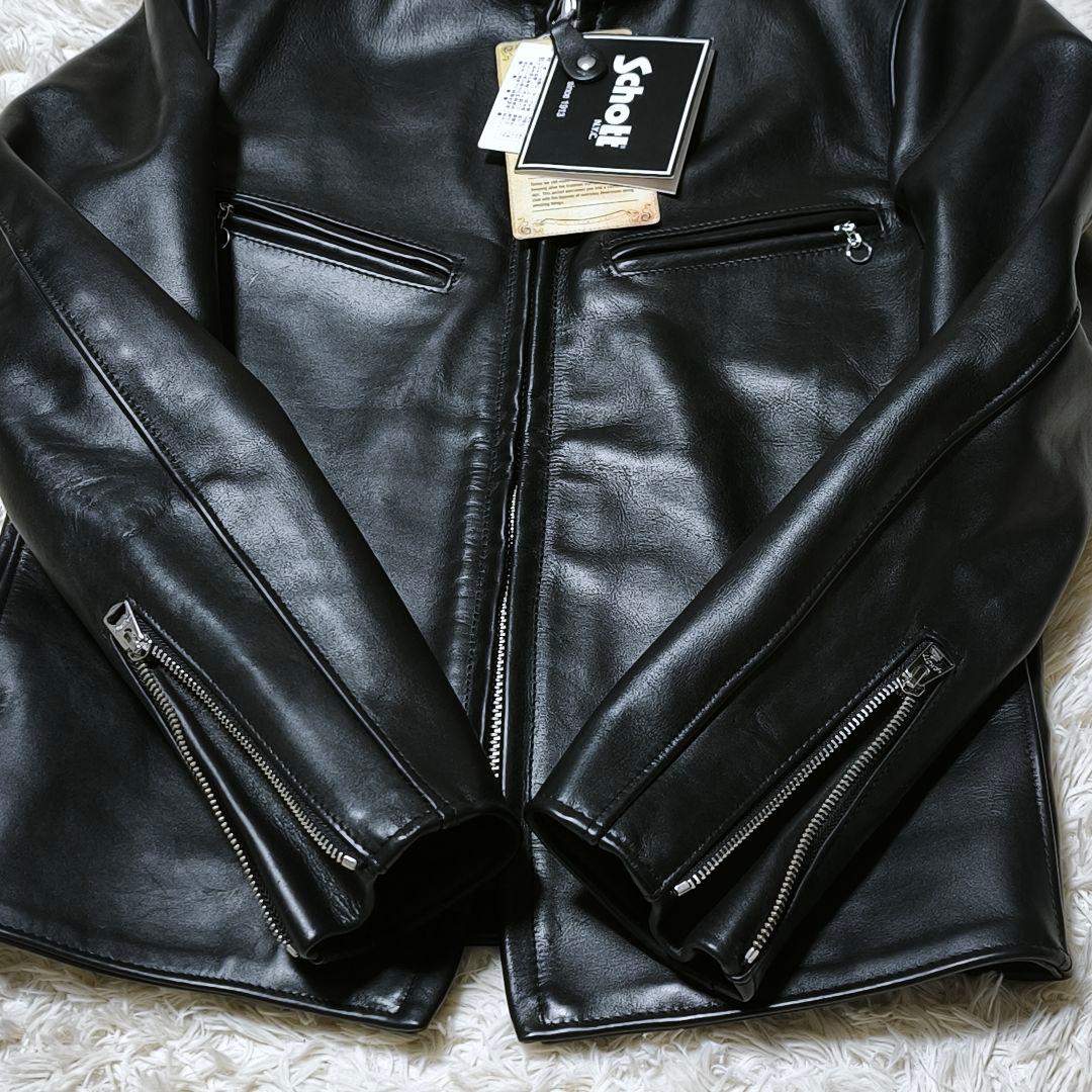 【未使用品】Schott 641XX USA製 ライダースジャケット 34