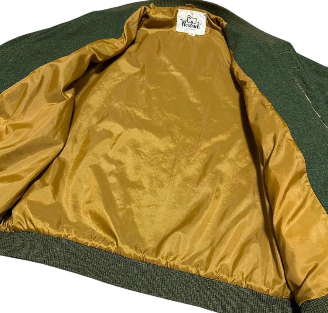 【ウールリッチ】オリーブグリーンボンバージャケット