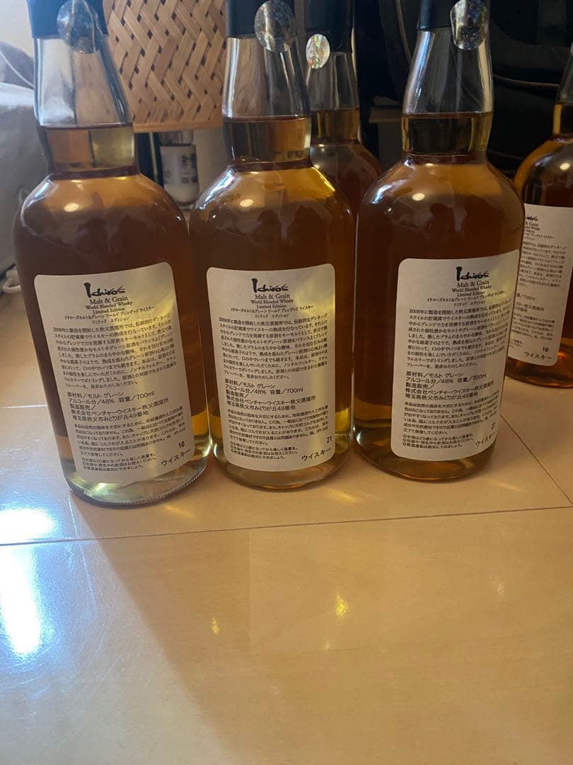 イチローズモルト　ウイスキー 5本セット 青色箱