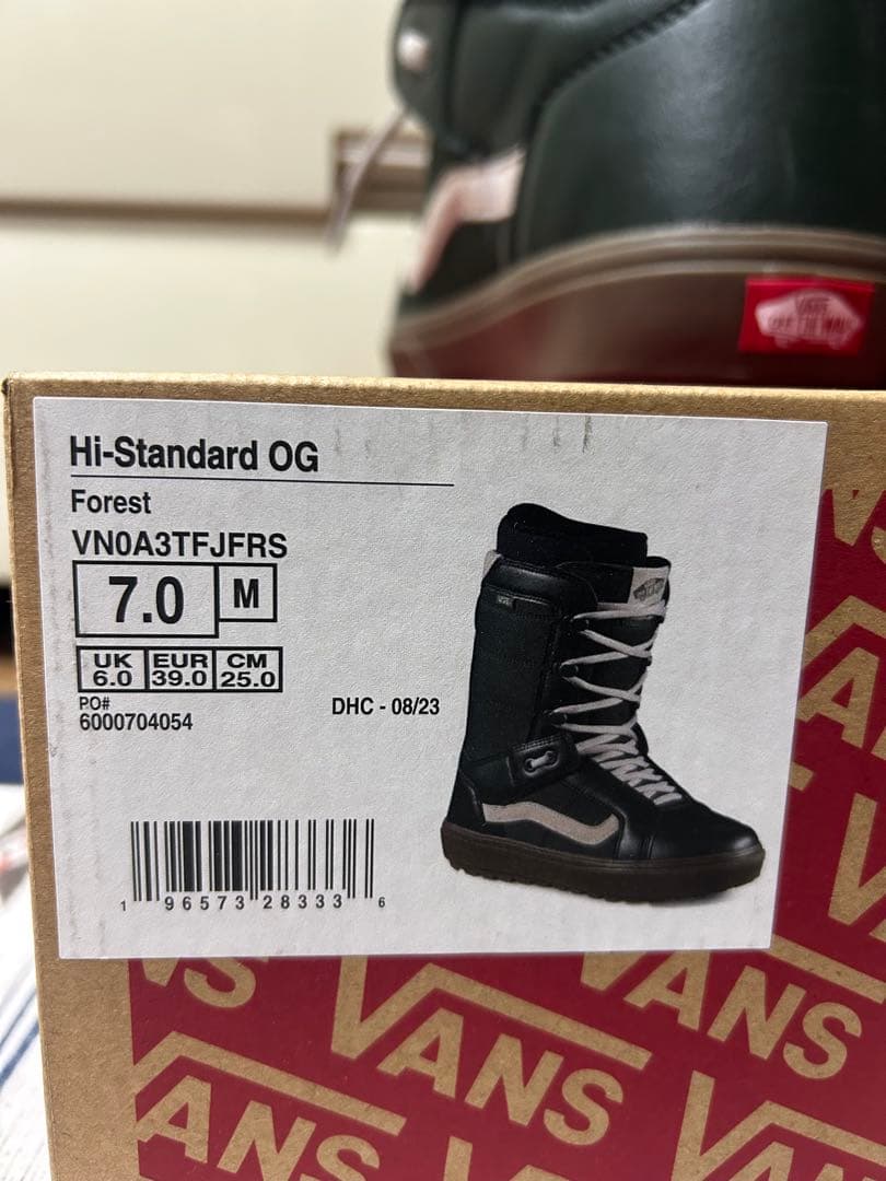 vansスノーボードブーツ グリーン