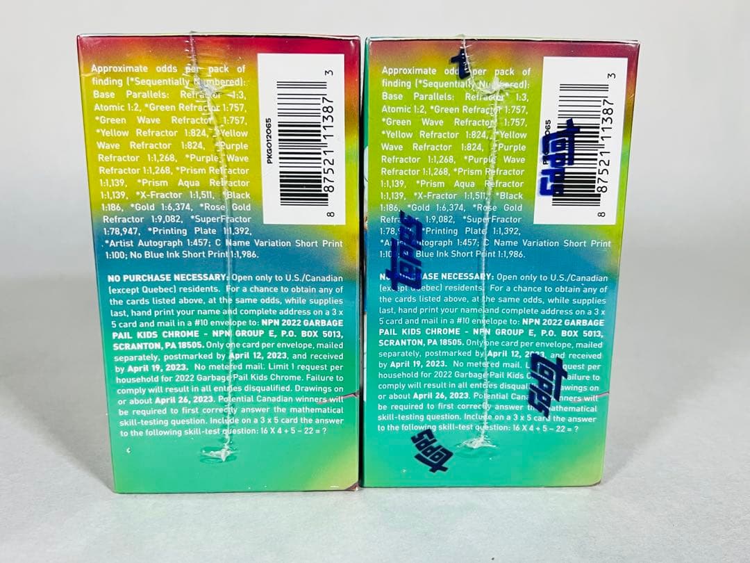 2個セット 未開封 2022 Topps GPK Chrome BLASTER