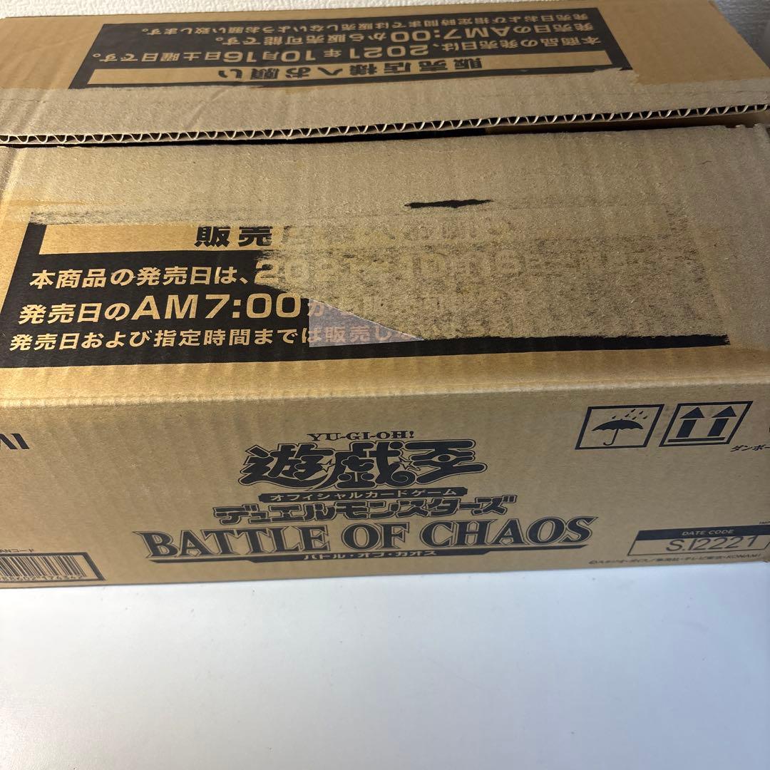初版　遊戯王 バトルオブカオス 1カートン 24BOX分
