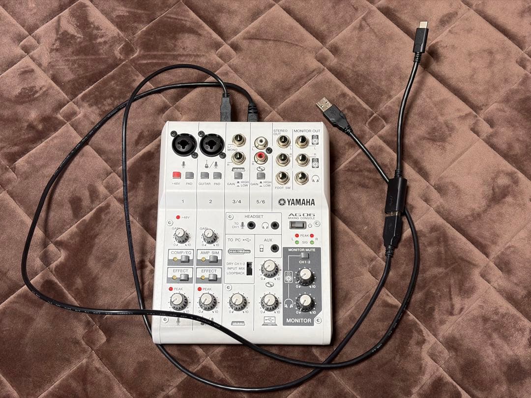 YAMAHA AG06 オーディオインターフェイス
