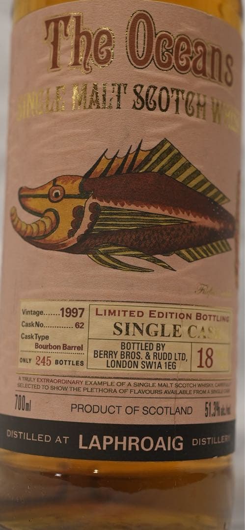 TheOceans 1997 Laphroaig18年 シングルカスク新品未開封