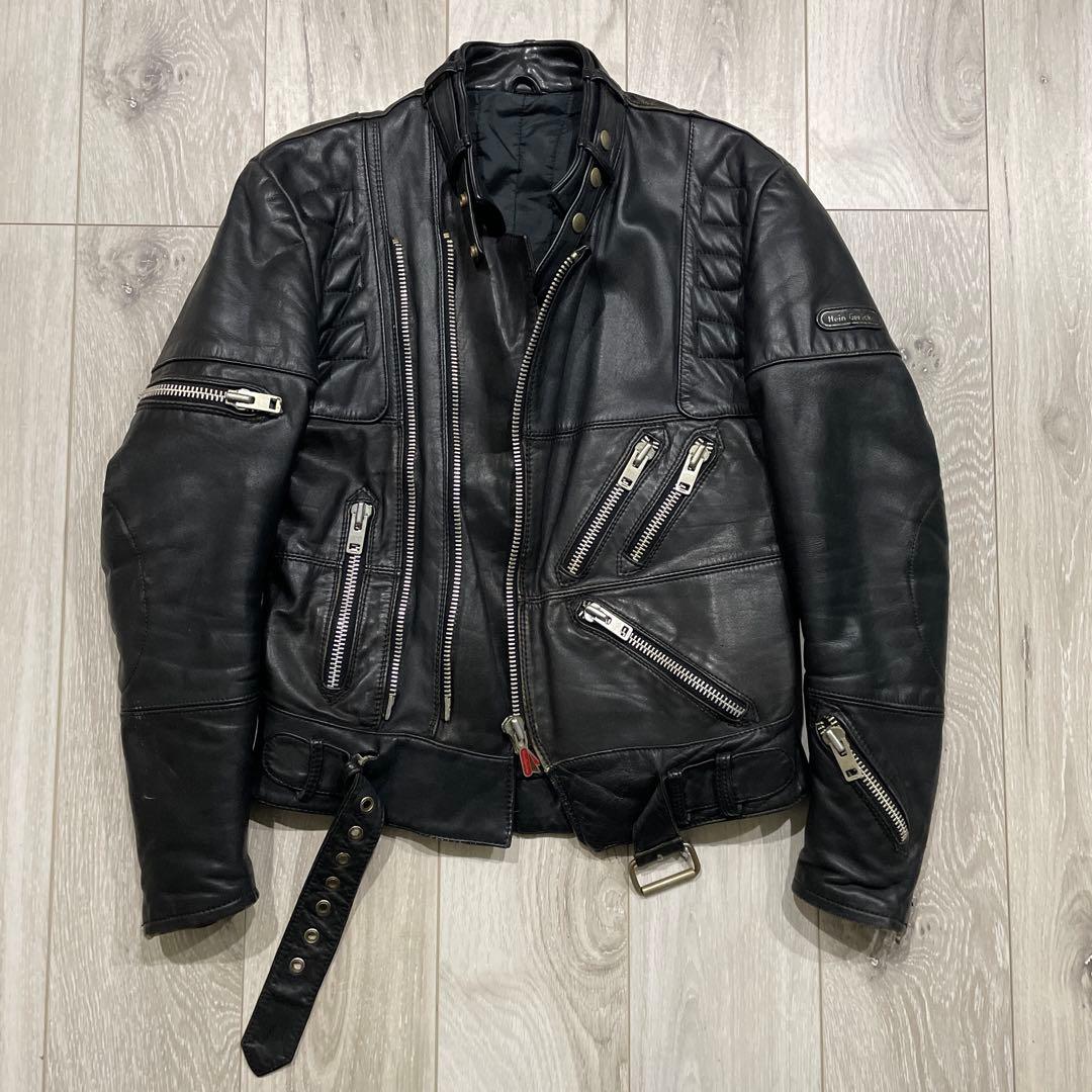 〜90s hein gericke ライダースジャケット レザージャケット 本革