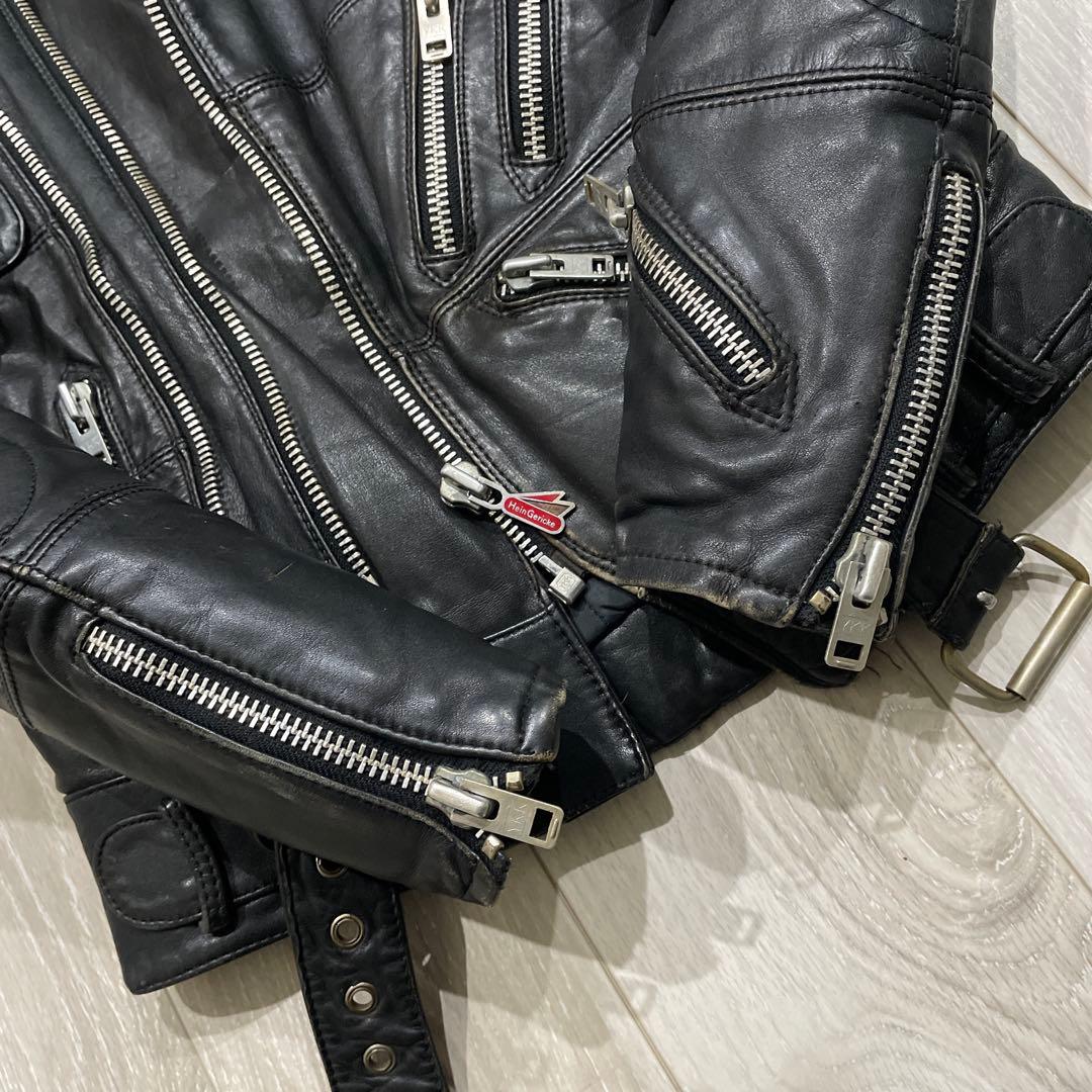 〜90s hein gericke ライダースジャケット レザージャケット 本革