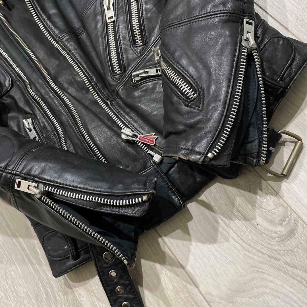 〜90s hein gericke ライダースジャケット レザージャケット 本革